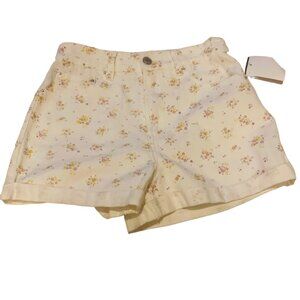 Cali 1850 Sz 0 Girls juniors denim shorts Off white